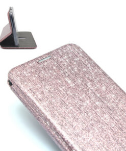 Preklopni Etui Flip Crystal za Samsung Galaxy J6 2018 roza 3 ovitek-flip-crystal-za-samsung-galaxy-j-6-2018-roza-1