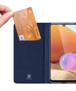 Preklopni etui DUX DUCIS Skin Pro za Samsung Galaxy A32 4G modra 10 preklopni etui DUX DUCIS Skin Pro Bookcase type case for Samsung Galaxy A32 4G blue modra 1