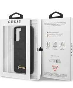 ovitek Guess za S21 G991 crna black hardcase Lizard Collection 4