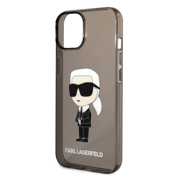 Ovitek KARL LAGERFELD za iPhone 14 Plus Ikonik Karl črna 4 ovitek Karl Lagerfeld Ikonik Karl za iPhone 14 Plus crna 3