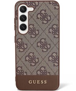 Ovitek GUESS za Samsung Galaxy S23 Plus Stripe Collection rjava 5 ovitek Guess za samsung galaxy S23 plus rjava stripe Collection 1