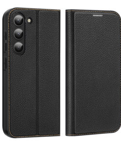 preklopni etui Dux Ducis Skin X2 za Samsung Galaxy S23 plus flip case crna