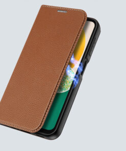 Preklopni etui DUX DUCIS Skin X2 za Samsung Galaxy A14 4G / 5G rjava - slika 2