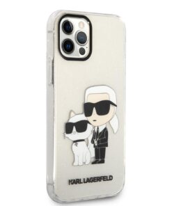 Ovitek KARL LAGERFELD za iPhone 12/12 Pro Glitter Karl & Choupette 6 Ovitek KARL LAGERFELD za iPhone 12/12 Pro Glitter Karl & Choupette - slika 3