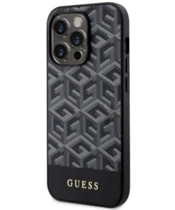 ovitek Guess za iPhone 14 Pro Max 6 7 quot black black hardcase GCube Stripes MagSafe 148974 1 1