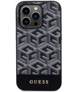 ovitek Guess za iPhone 14 Pro Max 6 7 quot black black hardcase GCube Stripes MagSafe 148974 1 2