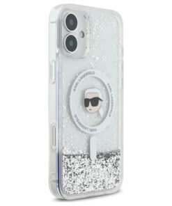 ovitek Karl Lagerfeld Liquid Glitter magsafe za iphone 16 2