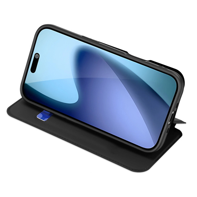Preklopni etui Skin pro za iPhone 17 Air črna 3 preklopni etui za iphone 17 air dux Ducis Skin Pro Case crna 1