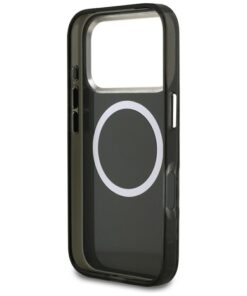 ovitek Karl Lagerfeld za iphone 17 pro IML Karl Head Logo MagSafe crna 1