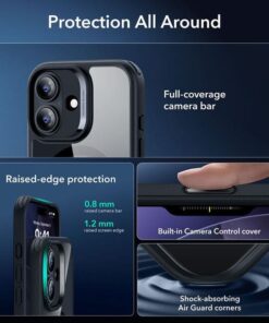 ovitek za iphone 17 ESR Classic Hybrid MagSafe crna 4