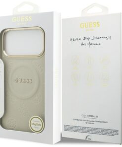 ovitek za iphone 17 pro max Guess Peony MagSafe bez 3