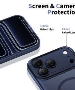 ovitek za iphone 17 pro max Tech Protect Magpeak Magsafe CC Mat modra 2