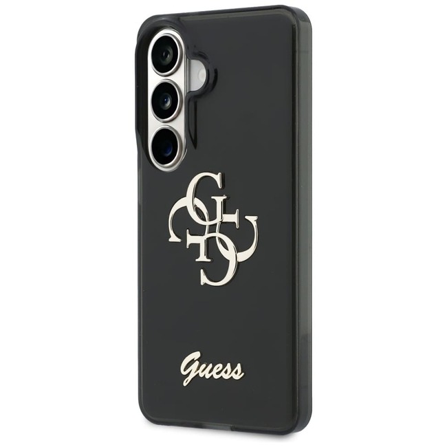 Ovitek GUESS IML Big Metal 4GScript za Samsung Galaxy S26 črna 2 ovitek Guess IML Big Metal 4G Script za Samsung Galaxy S26 crni 2