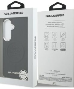 Ovitek KARL LAGERFELD za Samsung Galaxy S26 Plus Embosed Ring Initials MagSafe črna 9 ovitek Karl Lagerfeld Embossed Ring Initials MagSafe Case za Samsung Galaxy S26 plus crna 2