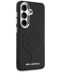 Ovitek KARL LAGERFELD za Samsung Galaxy S26 Plus Embosed Ring Initials MagSafe črna 6 ovitek Karl Lagerfeld Embossed Ring Initials MagSafe Case za Samsung Galaxy S26 plus crna 4