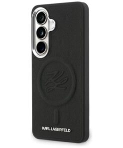 Ovitek KARL LAGERFELD za Samsung Galaxy S26 Plus Embosed Ring Initials MagSafe črna 7 ovitek Karl Lagerfeld Embossed Ring Initials MagSafe Case za Samsung Galaxy S26 plus crna 5