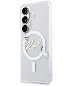 Ovitek KARL LAGERFELD za Samsung Galaxy S26 Plus IML KC Script MagSafe transparent 8 ovitek Karl Lagerfeld IML KC Script MagSafe za Samsung Galaxy S26 Plus transparent 5