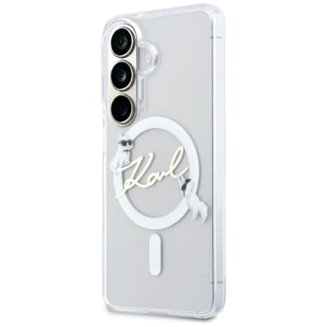 Ovitek KARL LAGERFELD za Samsung Galaxy S26 Plus IML KC Script MagSafe transparent 4 ovitek Karl Lagerfeld IML KC Script MagSafe za Samsung Galaxy S26 Plus transparent 5