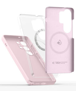 ovitek Silicone MagSafe za Samsung Galaxy S26 Ultra roza 2