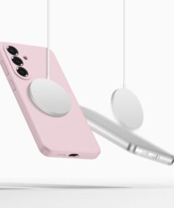 ovitek Silicone MagSafe za Samsung Galaxy S26 roza 3