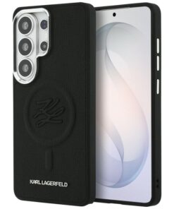 ovitek karl lagerfeld embossed ring initials magsafe za samsung galaxy s26 ultra crna 1