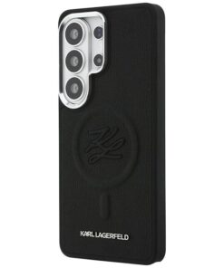 Ovitek KARL LAGERFELD za Samsung Galaxy S26 Ultra Embosed Ring Initials MagSafe črna 6 ovitek karl lagerfeld embossed ring initials magsafe za samsung galaxy s26 ultra crna 2