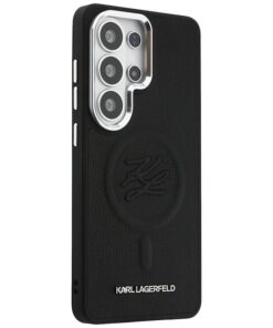 Ovitek KARL LAGERFELD za Samsung Galaxy S26 Ultra Embosed Ring Initials MagSafe črna 7 ovitek karl lagerfeld embossed ring initials magsafe za samsung galaxy s26 ultra crna 3