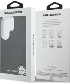 Ovitek KARL LAGERFELD za Samsung Galaxy S26 Ultra Embosed Ring Initials MagSafe črna 9 ovitek karl lagerfeld embossed ring initials magsafe za samsung galaxy s26 ultra crna 5