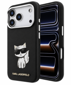 Ovitek Karl Lagerfeld Smooth Choupette Sketch MagSafe za iPhone 17 Pro/18 Pro