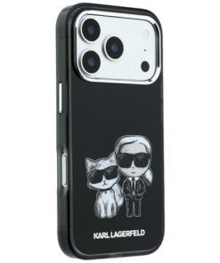 Ovitek Karl Lagerfeld Smooth Karl & Choupette Sketch MagSafe za iPhone 17 Pro/18 Pro črna 6 Ovitek Karl Lagerfeld Smooth Karl & Choupette Sketch MagSafe za iPhone 17 Pro/18 Pro črna - slika 3