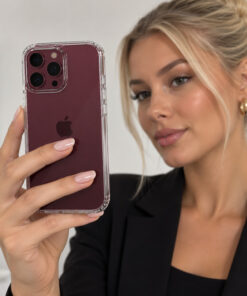 Transparentni ovitek iz visoko kvalitetnega 1,5 mm silikona za iPhone 18 Pro 5 transparentni ovitek iphone 18 pro 3