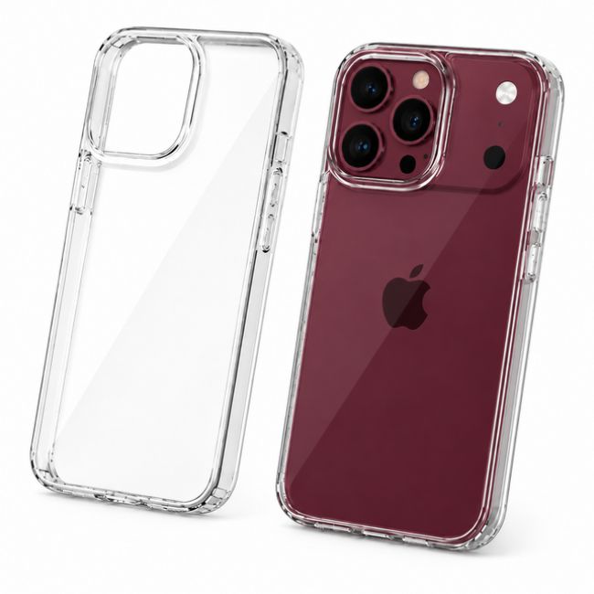 Transparentni ovitek iz visoko kvalitetnega 1,5 mm silikona za iPhone 18 Pro 2 transparentni ovitek iphone 18 pro