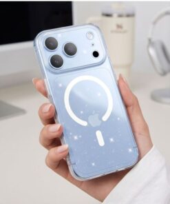 Ovitek FlexAir MagSafe Glitter za iPhone 17 Pro Max / 18 Pro Max transparent 11 Ovitek FlexAir MagSafe Glitter za iPhone 17 Pro Max / 18 Pro Max transparent - slika 6