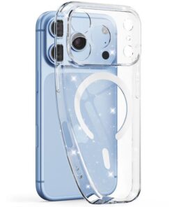 Ovitek FlexAir MagSafe Glitter za iPhone 17 Pro Max / 18 Pro Max transparent 7 Ovitek FlexAir MagSafe Glitter za iPhone 17 Pro Max / 18 Pro Max transparent - slika 2