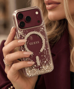 Ovitek Resin Bottom Glitter MagSafe za iPhone 17 Pro/18 Pro transparent/zlata 9 Ovitek Resin Bottom Glitter MagSafe za iPhone 17 Pro/18 Pro transparent/zlata - slika 5